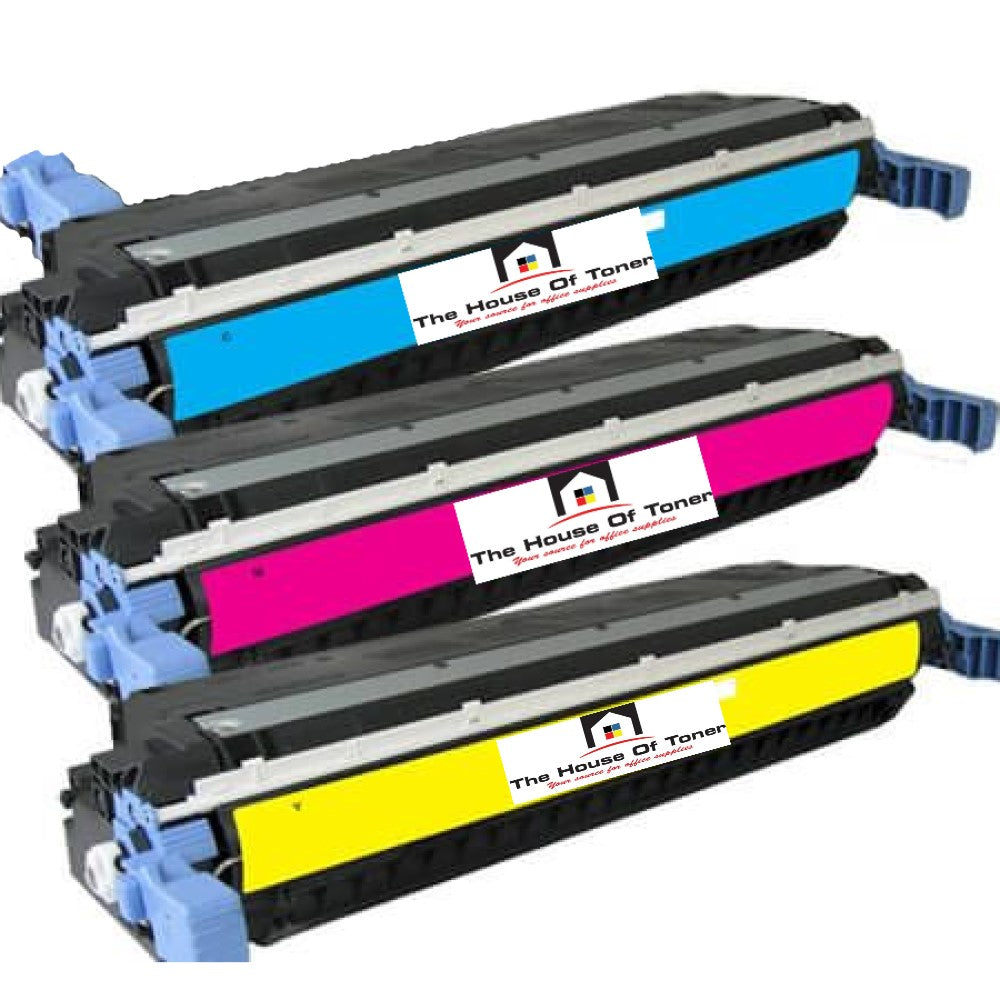 Compatible Toner Cartridge Replacement For HP C9732, C9731A, C9733A (645A) Cyan, Yellow, Magenta (12K YLD) 3-Pack