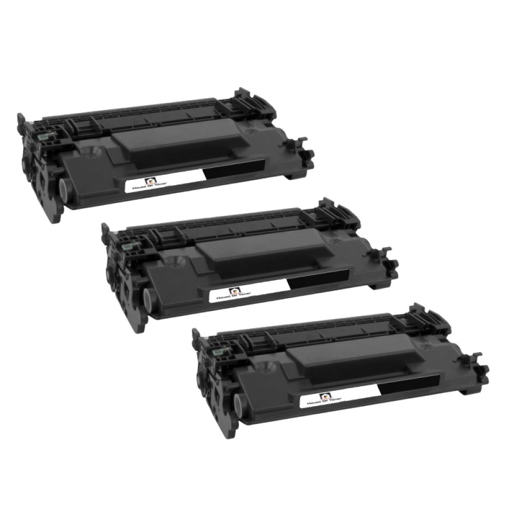 Compatible Toner Cartridge Replacement For HP CF226A (26A) Black (3.1K YLD) 3-Pack