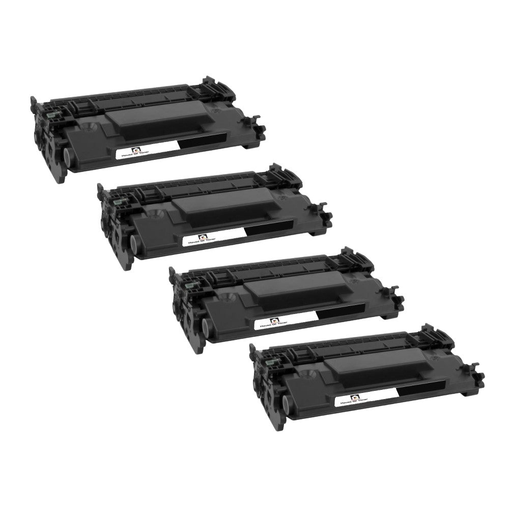 Compatible Toner Cartridge Replacement For HP CF226A (26A) Black (3.1K YLD) 4-Pack