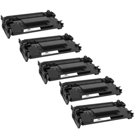 Compatible Toner Cartridge Replacement For HP CF226A (26A) Black (3.1K YLD) 5-Pack