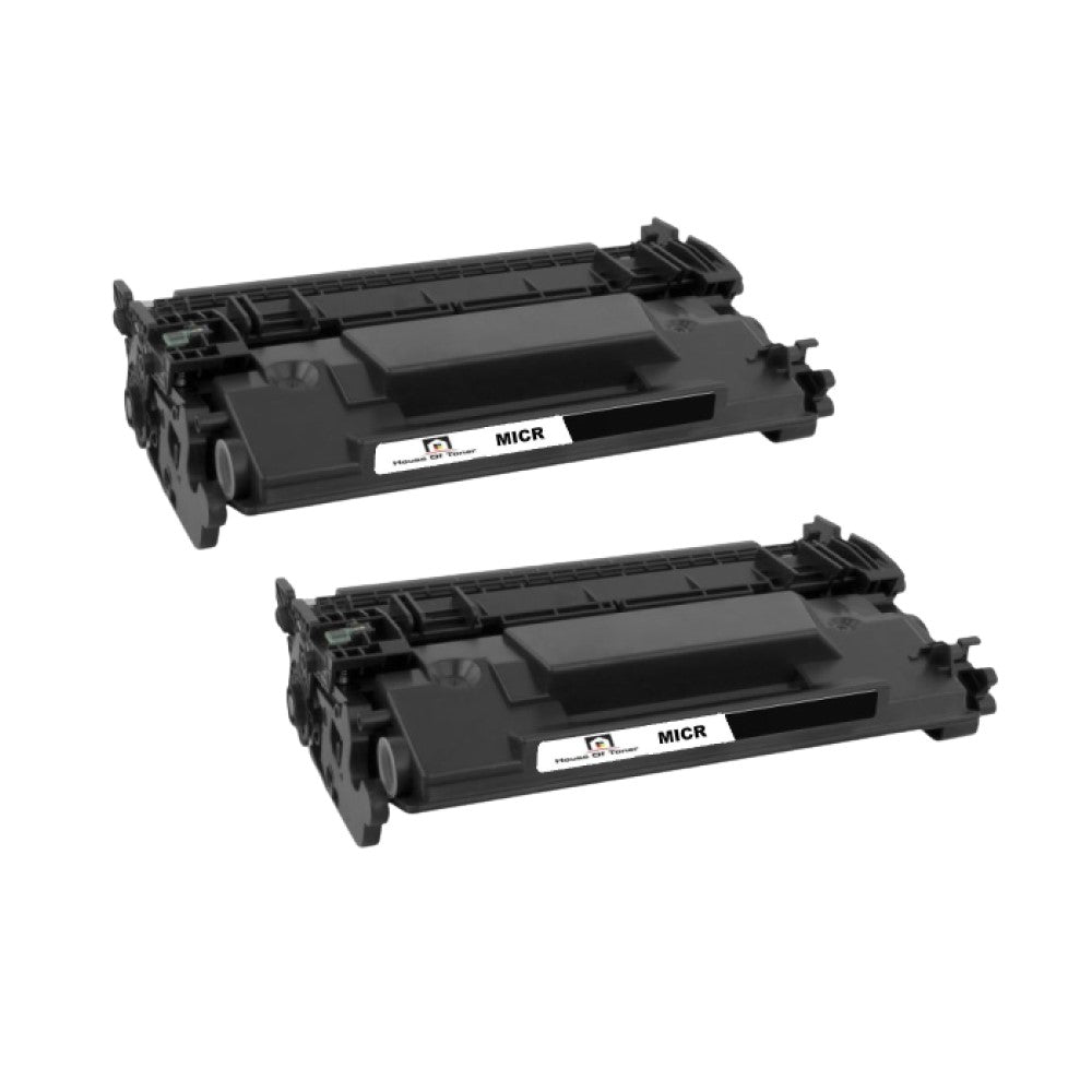 Compatible Toner Cartridge Replacement for HP CF226A (26A) Black (3.1K YLD) W/MICR (2-Pack)