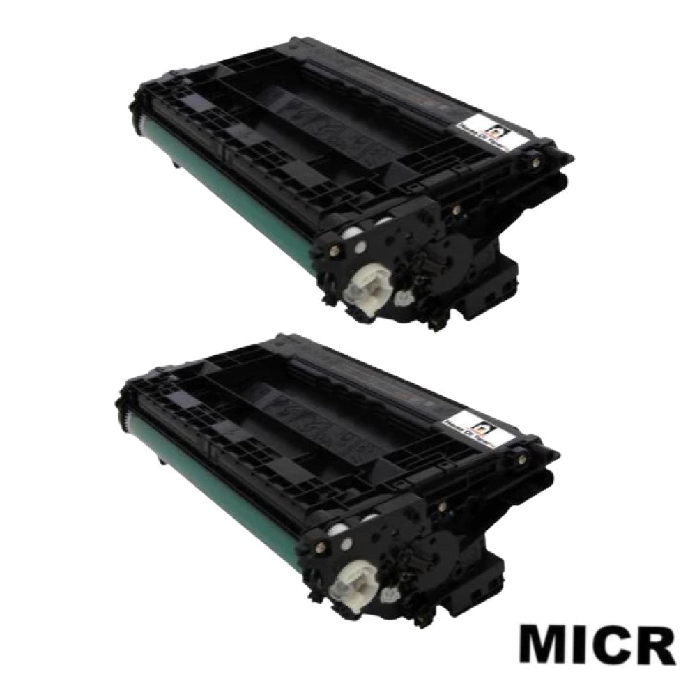 Compatible Toner Cartridge Replacement for HP CF237A (37A) Black (11K YLD) 2-Pack (W/MICR)