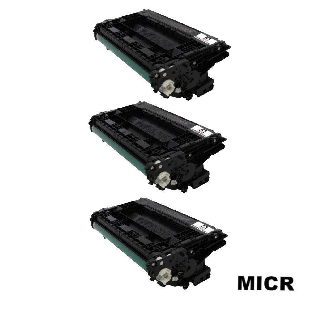 Compatible Toner Cartridge Replacement for HP CF237A (37A) Black (11K YLD) 3-Pack (W/MICR)