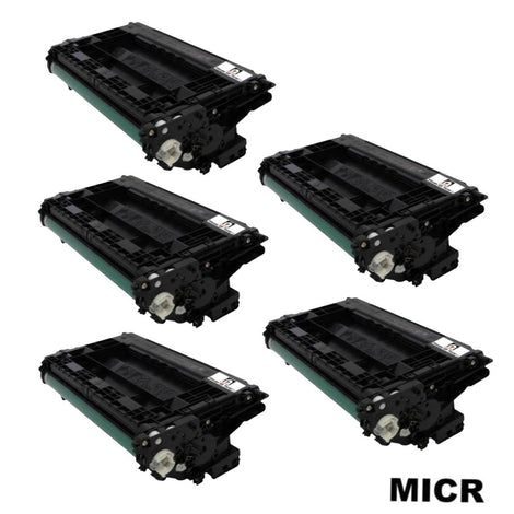 Compatible Toner Cartridge Replacement for HP CF237A (37A) Black (11K YLD) 5-Pack (W/MICR)
