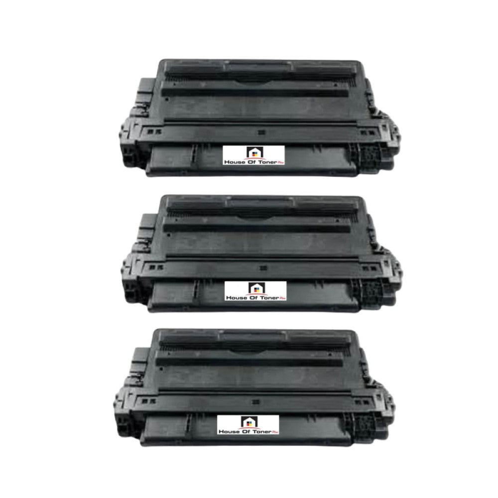 Compatible Toner Cartridge Replacement for HP CF214A (14A) Black (10K YLD) 3-Pack