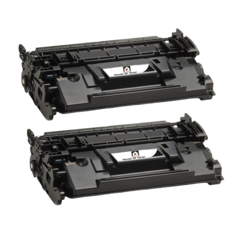 Compatible Toner Cartridge Replacement For HP CF258A (58A) Black (3K YLD) 2-Pack (W/New Chip)