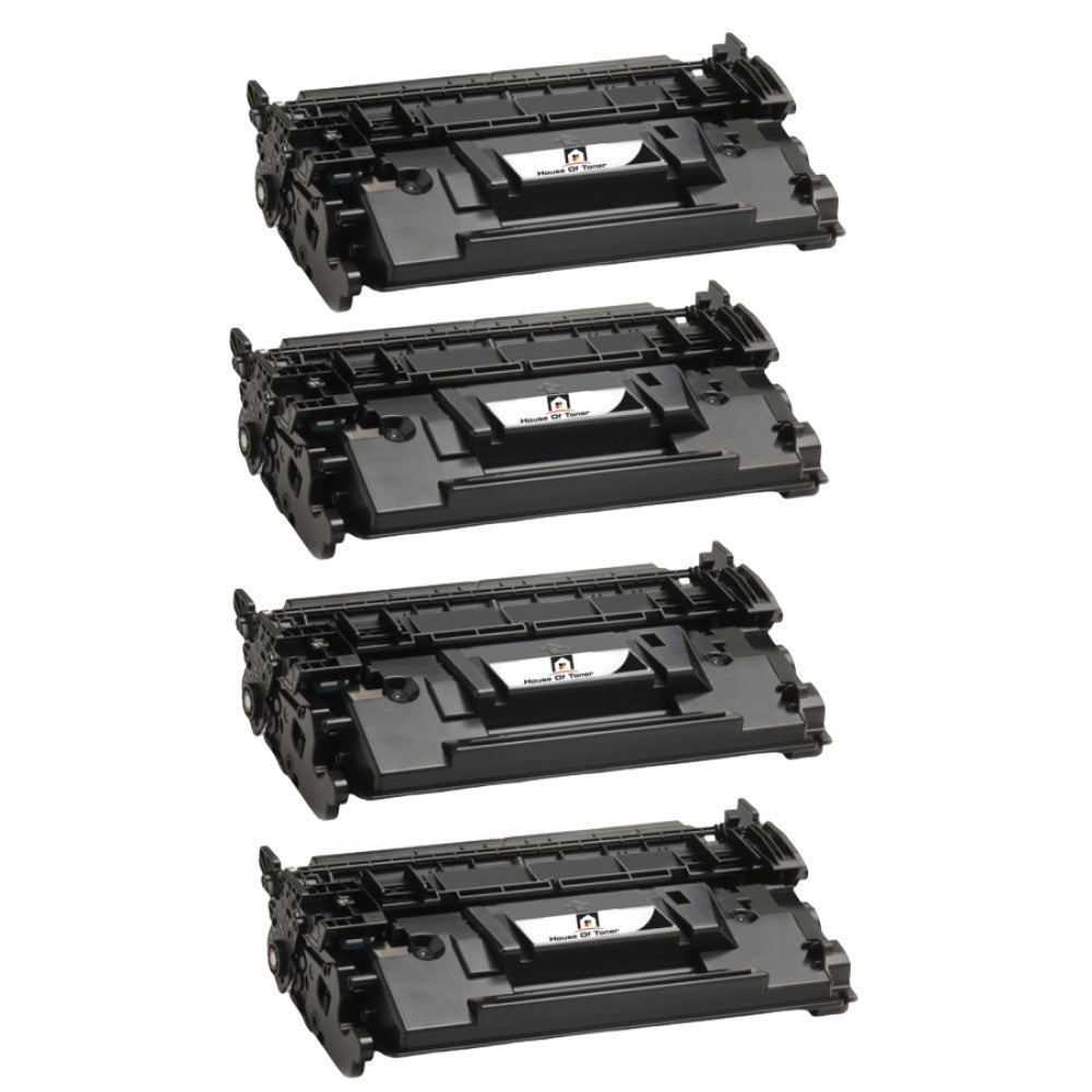 Compatible Toner Cartridge Replacement For HP CF258A (58A) Black (3K YLD) 4-Pack (W/New Chip)