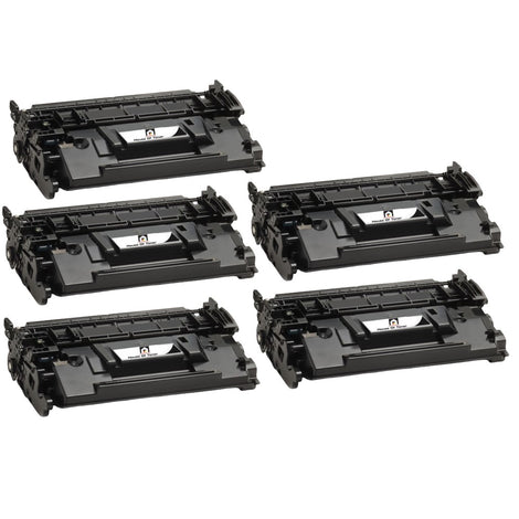 Compatible Toner Cartridge Replacement For HP CF258A (58A) Black (3K YLD) 5-Pack (W/New Chip)