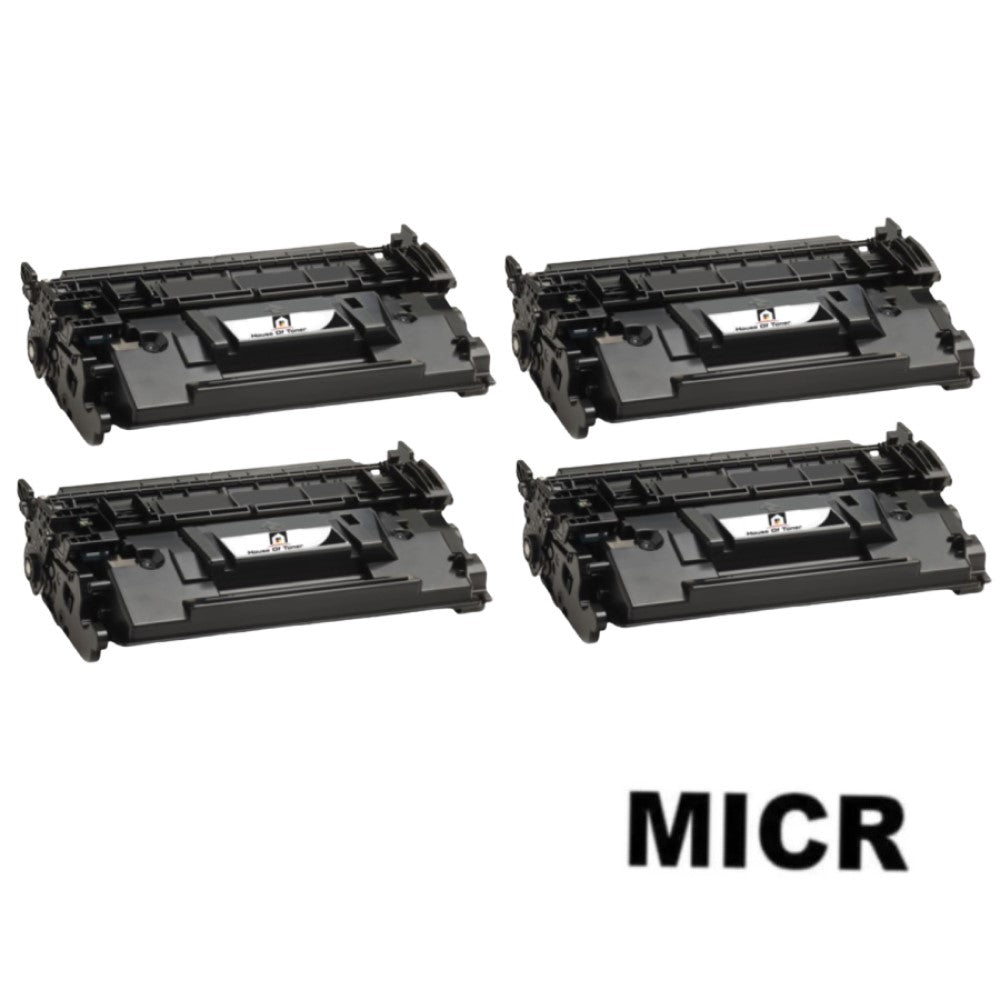 Compatible Toner Cartridge Replacement For HP CF258A (58A) Black (3K YLD) 4-Pack (W/Micr)