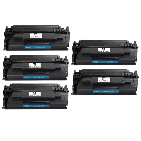 Compatible Toner Cartridge Replacement for HP CF258X (58X) High Yield Black (10K) 5-Pack
