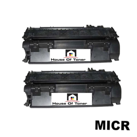 Compatible Toner Cartridge Replacement for HP CF280A (80A) Black (2.5K YLD) W/Micr (2-Pack)