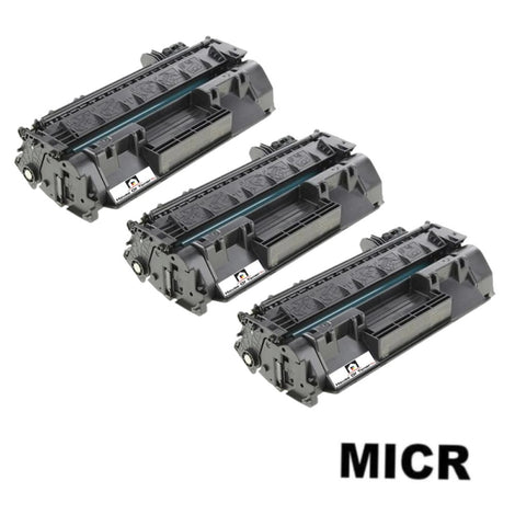 Compatible Toner Cartridge Replacement for HP CF280X (80X) High Yield Black (6.9K YLD) W/Micr (3-Pack)