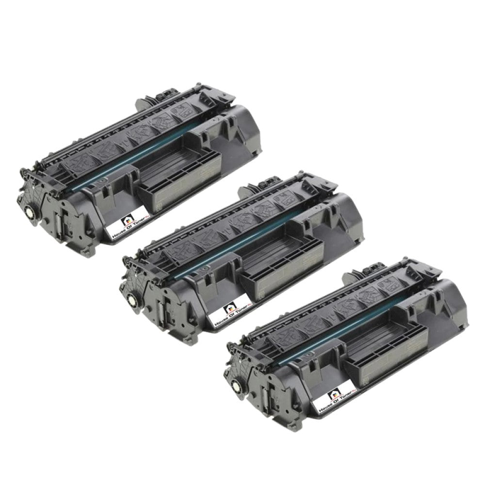 Compatible Toner Cartridge Replacement for HP CF280X (80X) High Yield Black (6.9K YLD) 3-Pack