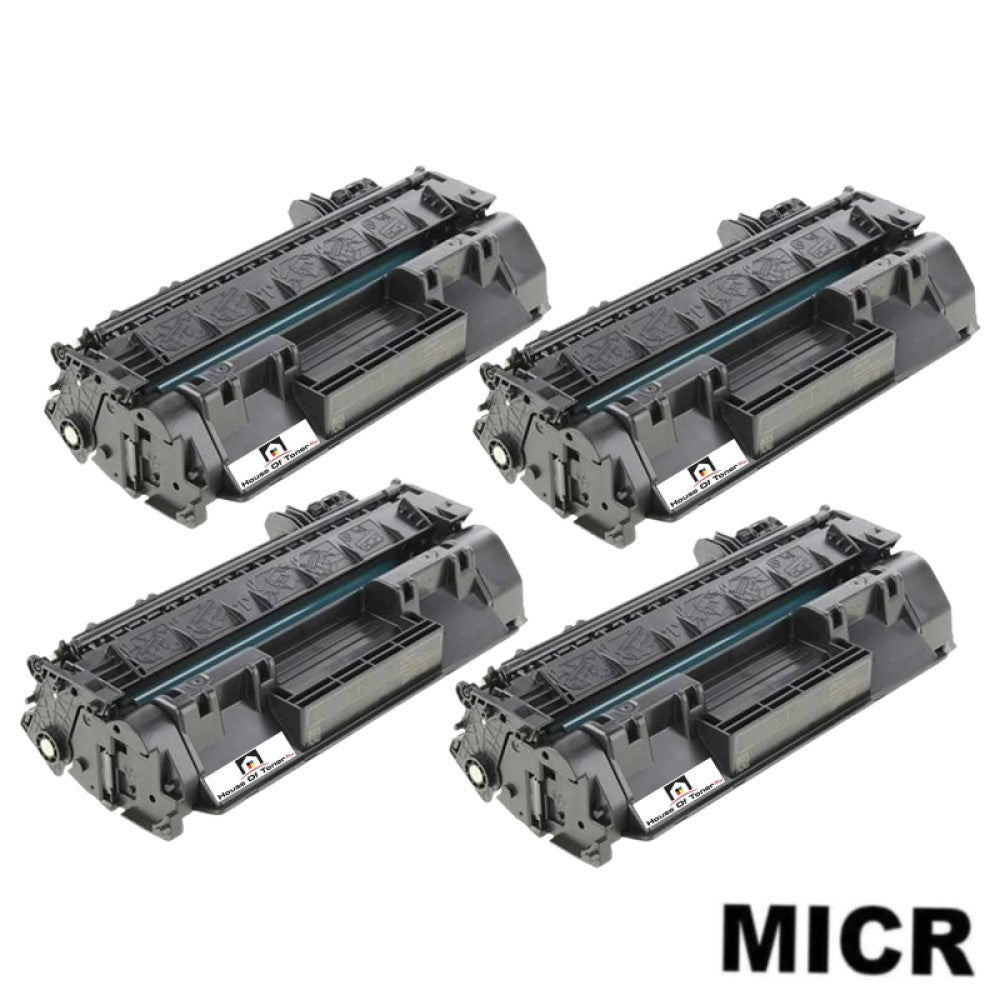 Compatible Toner Cartridge Replacement for HP CF280X (80X) High Yield Black (6.9K YLD) W/Micr (4-Pack)