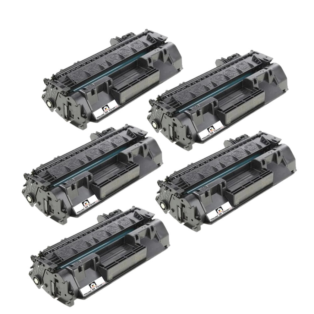 Compatible Toner Cartridge Replacement for HP CF280X (80X) High Yield Black (6.9K YLD) 5-Pack