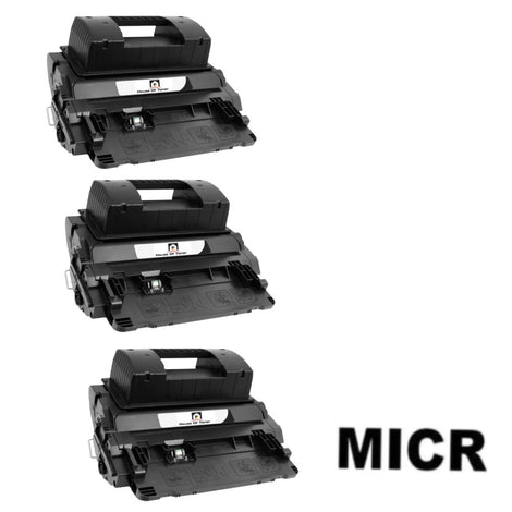 Compatible Toner Cartridge Replacement for HP CF281X (81X) High Yield Black (25K YLD) 3-Pack (W/Micr)