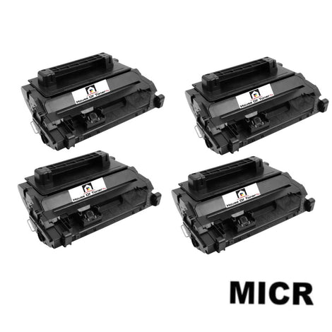 Compatible Toner Cartridge Replacement for HP CF281X (81X) High Yield Black (25K YLD) 4-Pack (W/Micr)