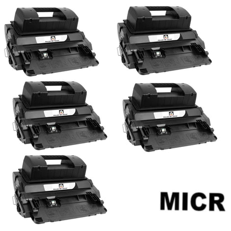 Compatible Toner Cartridge Replacement for HP CF281X (81X) High Yield Black (25K YLD) 5-Pack (W/Micr)