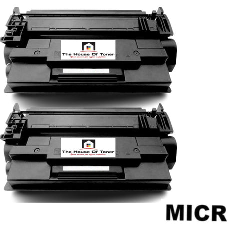 Compatible Toner Cartridge Replacement for HP CF287A (87A) Black (8.5K YLD) 2-Pack (W/Micr)