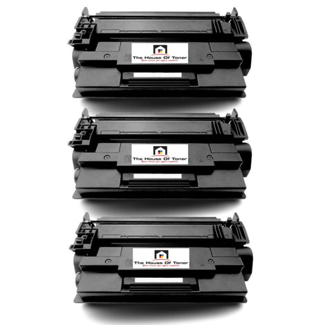 Compatible Toner Cartridge Replacement For HP CF287A (87A) Black (8.5K YLD) 3-Pack