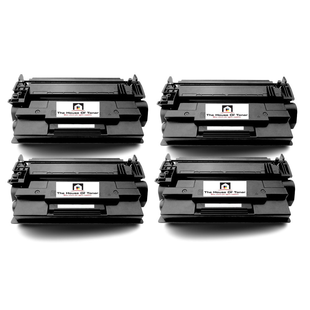 Compatible Toner Cartridge Replacement For HP CF287A (87A) Black (8.5K YLD) 4-Pack