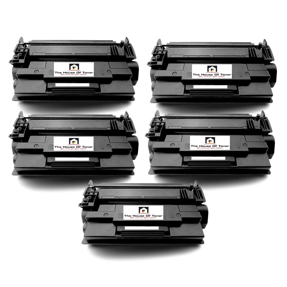 Compatible Toner Cartridge Replacement For HP CF287A (87A) Black (8.5K YLD) 5-Pack