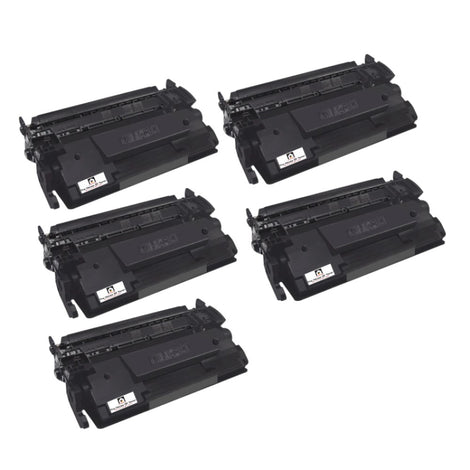 Compatible Toner Cartridge Replacement for HP CF289A (89A) Black (5K YLD) 5-Pack (W/New Chip)