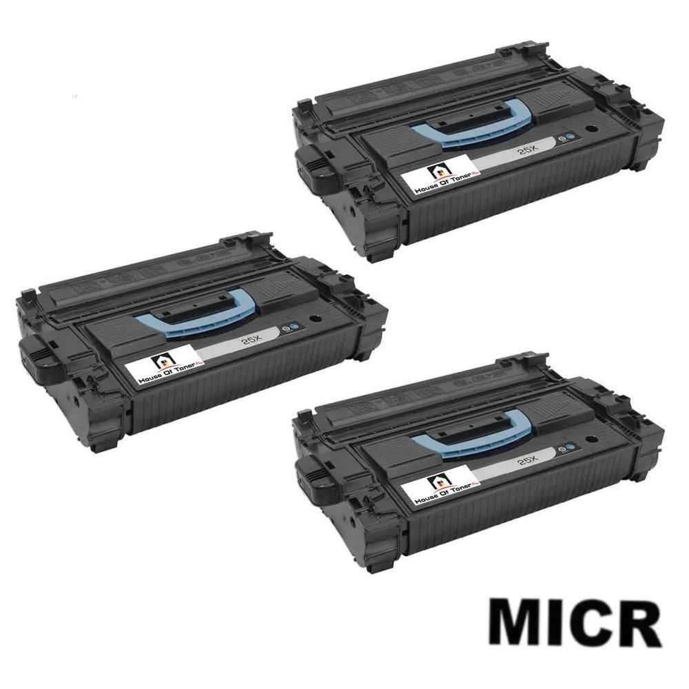 Compatible Toner Cartridge Replacement For HP CF325X (25X) High Yield Black (34.5K YLD) 3-Pack (W/Micr)