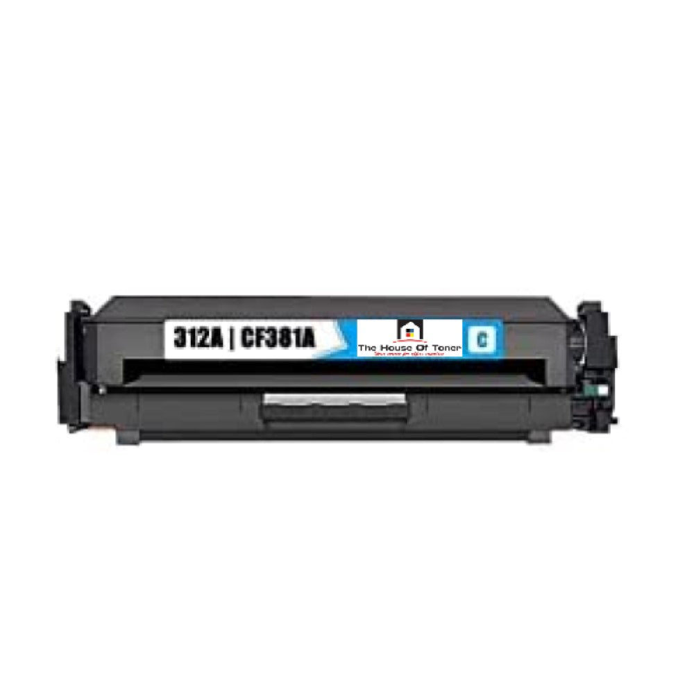 Compatible Toner Cartridge Replacement for HP CF381A (312A) Cyan (2.7K YLD)