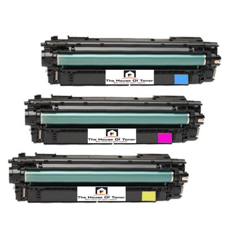 Compatible Toner Cartridge Replacement for HP CF461X, CF462X, CF463X (656X) High Yield Cyan, Yellow, Magenta (22K YLD) 3-Pack