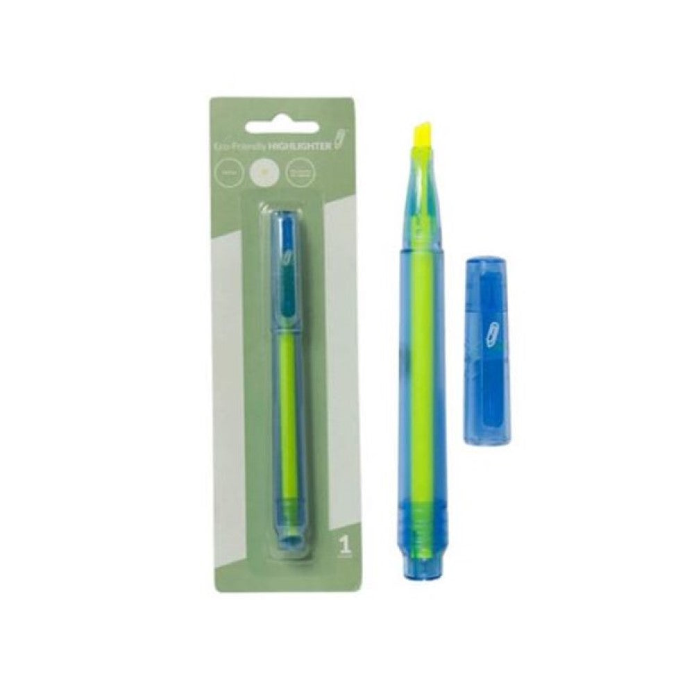 CI160 Eco Highlighter, Chisel Tip, Yellow