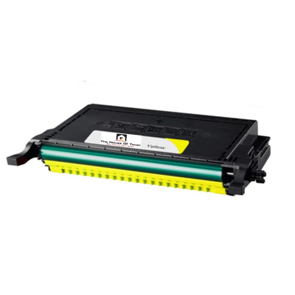 Compatible Toner Cartridge Replacement for SAMSUNG CLP-Y660B (CLPY660B) Yellow (5K YLD)