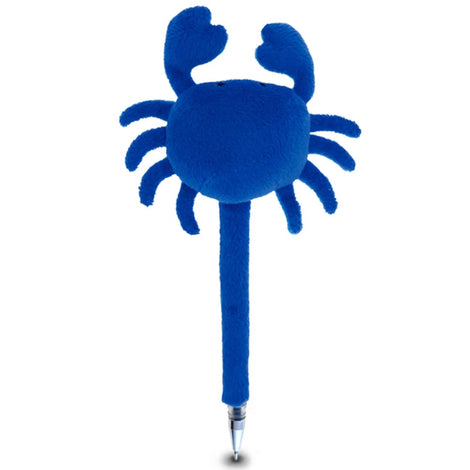 DD504 Blue Crab Plush Pen