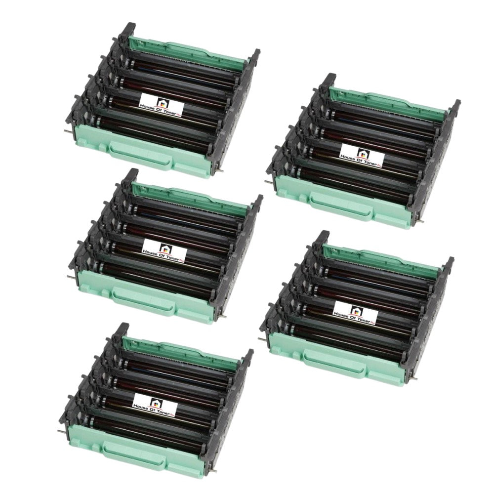 Compatible Drum Unit Replacement For BROTHER DR310CL (DR-310CL) Black And Colors (5-Pack)