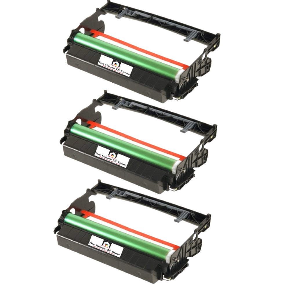 Compatible Drum Unit Replacement for Lexmark E250X22G (30K YLD) 3-Pack