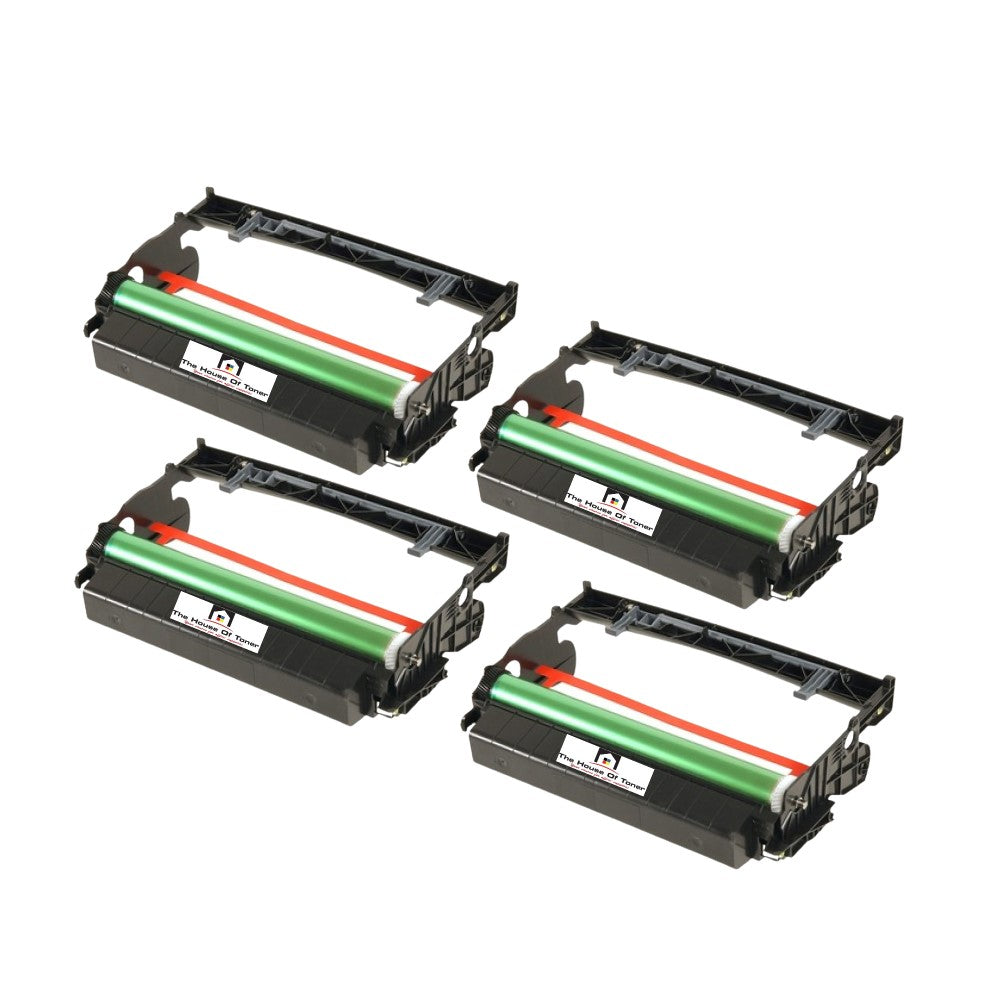 Compatible Drum Unit Replacement for Lexmark E250X22G (30K YLD) 4-Pack