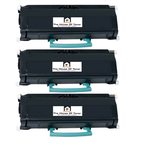 Compatible Toner Cartridge Replacement for LEXMARK E360H21A (High Yield Black) 9K YLD (3-Pack)