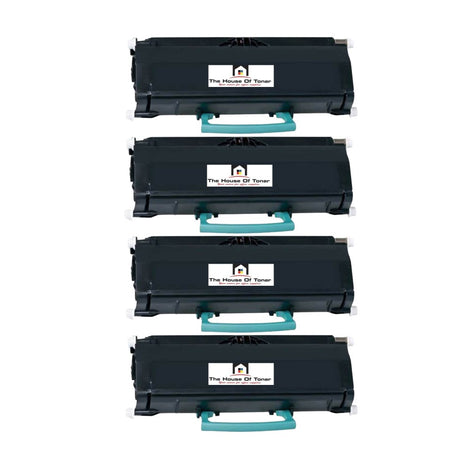 Compatible Toner Cartridge Replacement for LEXMARK E360H21A (High Yield Black) 9K YLD (4-Pack)