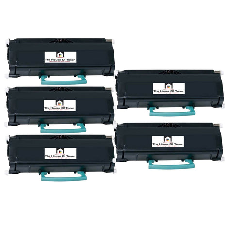 Compatible Toner Cartridge Replacement for LEXMARK E360H21A (High Yield Black) 9K YLD (5-Pack)