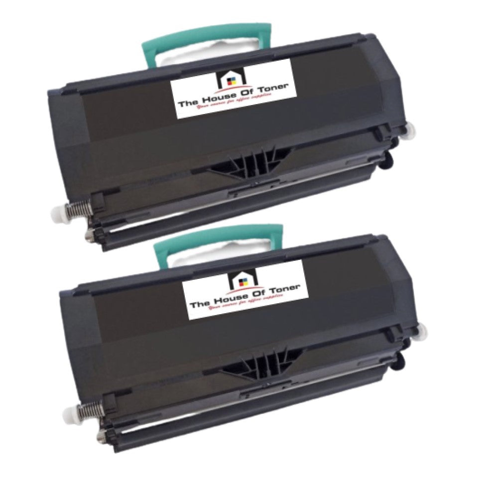 Compatible Toner Cartridge Replacement for Lexmark E462E21G (Black) E462DTN (2-Pack)