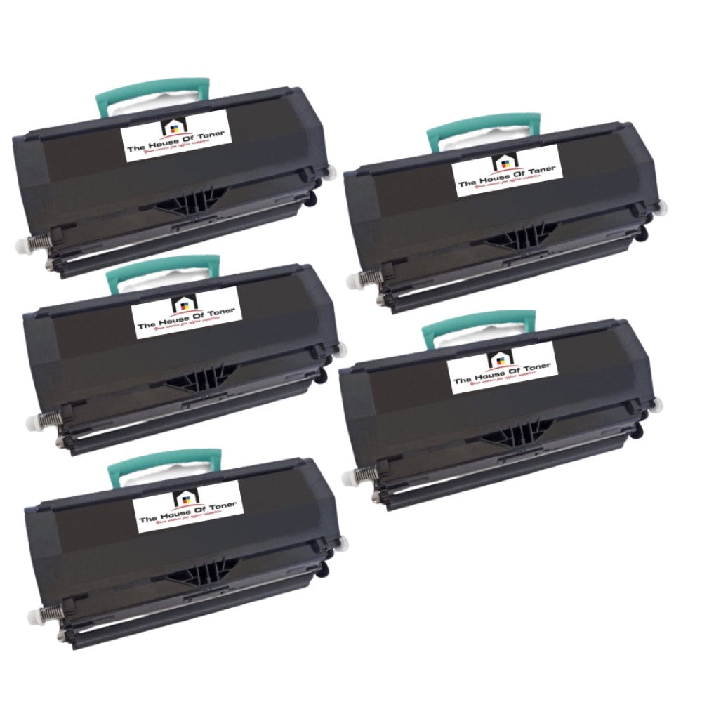 Compatible Toner Cartridge Replacement for Lexmark E462E21G (Black) E462DTN (5-Pack)