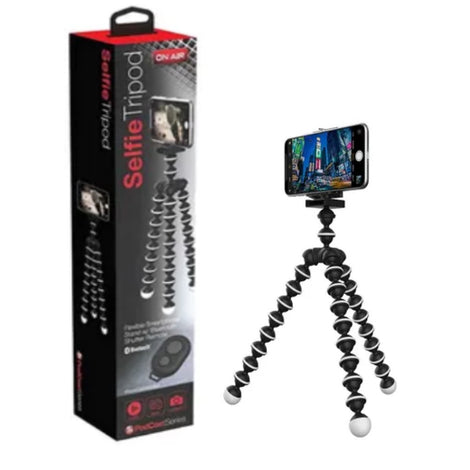 HD176 Tzumi ON AIR Flexible Smartphone Holder Selfie Tripod with Shutter Remote