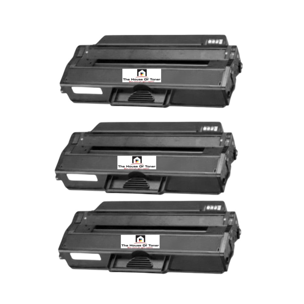 Compatible Toner Cartridge Replacement for SAMSUNG MLTD103L (MLT-D103L) Black (2.5K YLD) 3-Pack