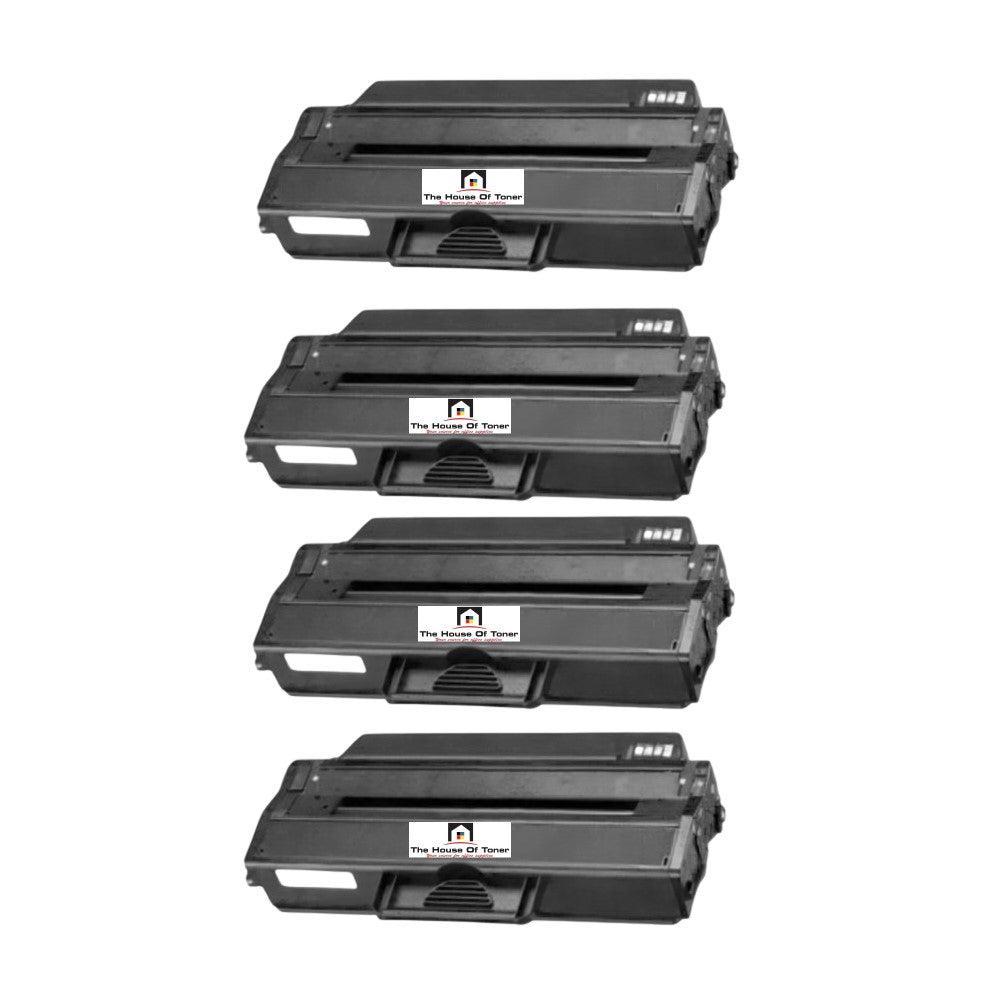 Compatible Toner Cartridge Replacement for SAMSUNG MLTD103L (MLT-D103L) Black (2.5K YLD) 4-Pack