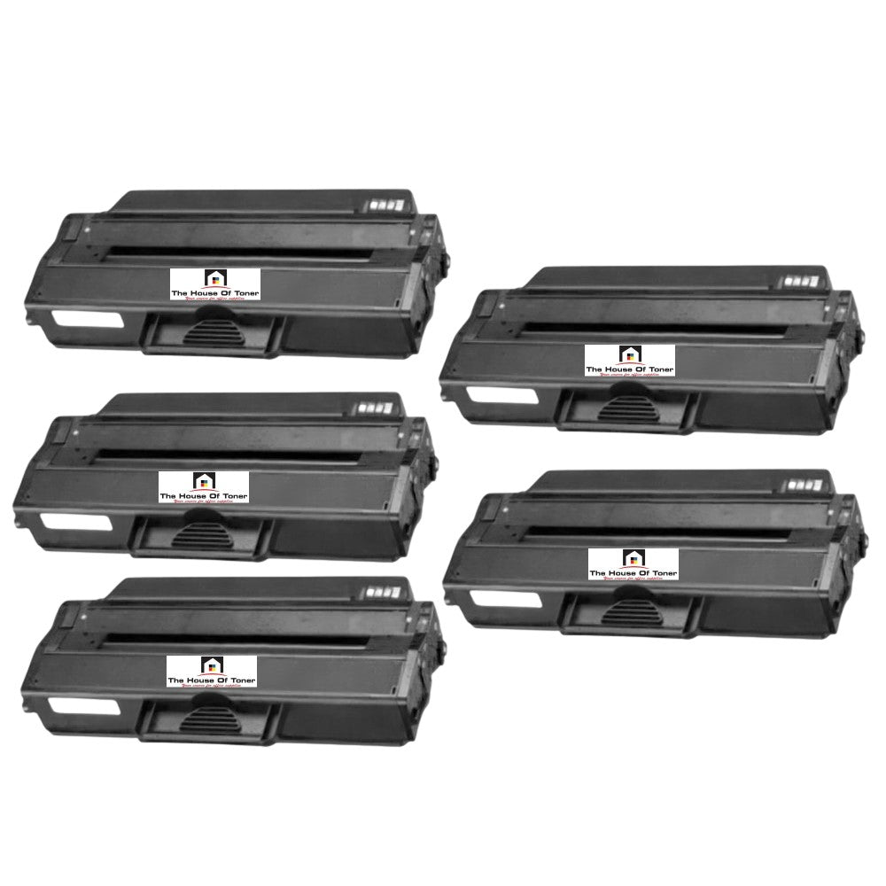 Compatible Toner Cartridge Replacement for SAMSUNG MLTD103L (MLT-D103L) Black (2.5K YLD) 5-Pack