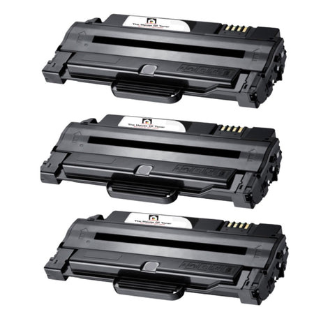 Compatible Toner Cartridge Replacement for SAMSUNG MLTD105L (MLT-D105L) High Yield Black (2.5K YLD) 3-Pack