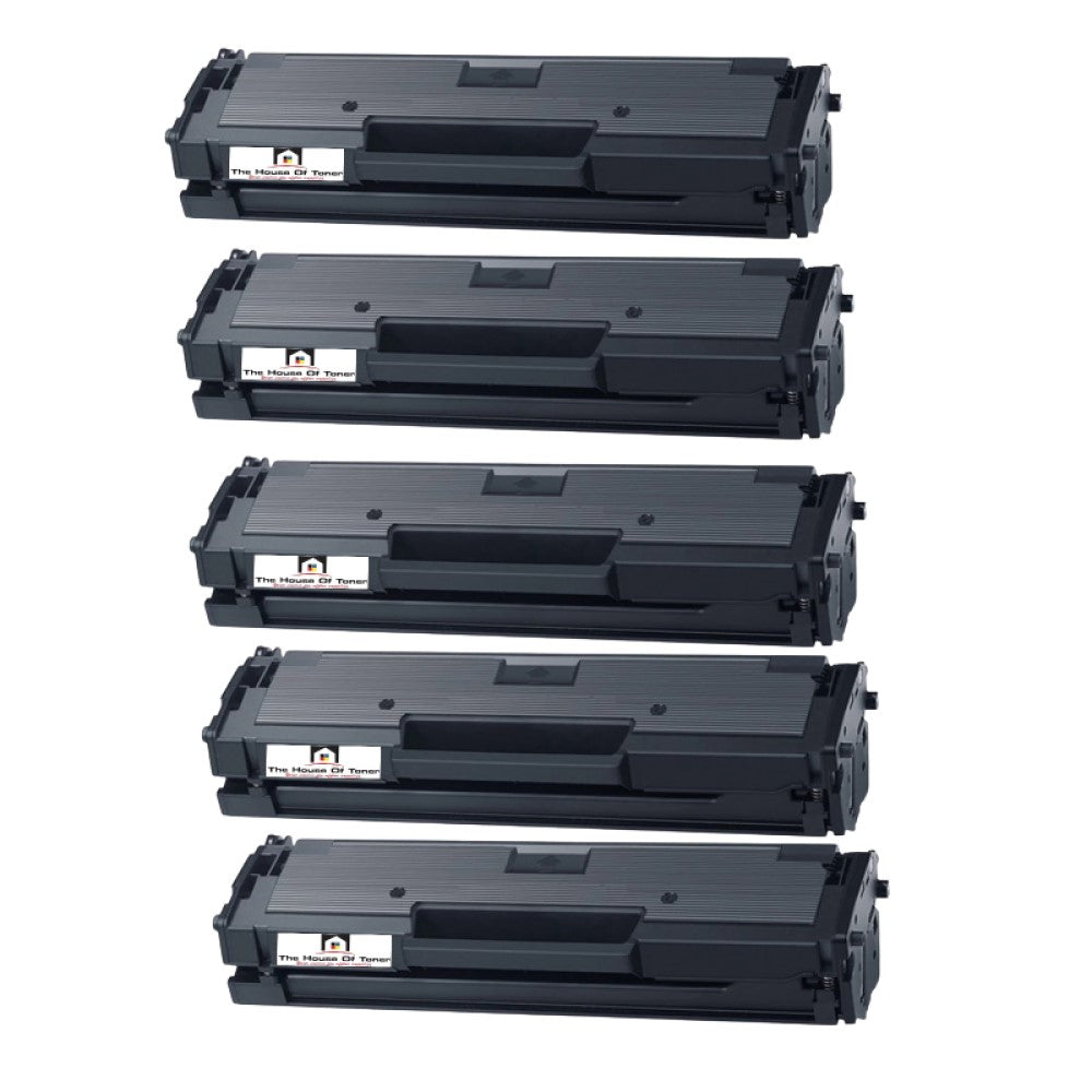 Compatible Toner Cartridge Replacement for  SAMSUNG MLTD111S (MLT-D111S) Black (1K YLD) 5-Pack