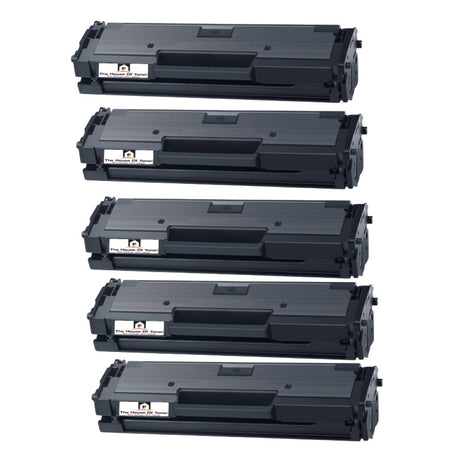 Compatible Toner Cartridge Replacement for  SAMSUNG MLTD111S (MLT-D111S) Black (1K YLD) 5-Pack