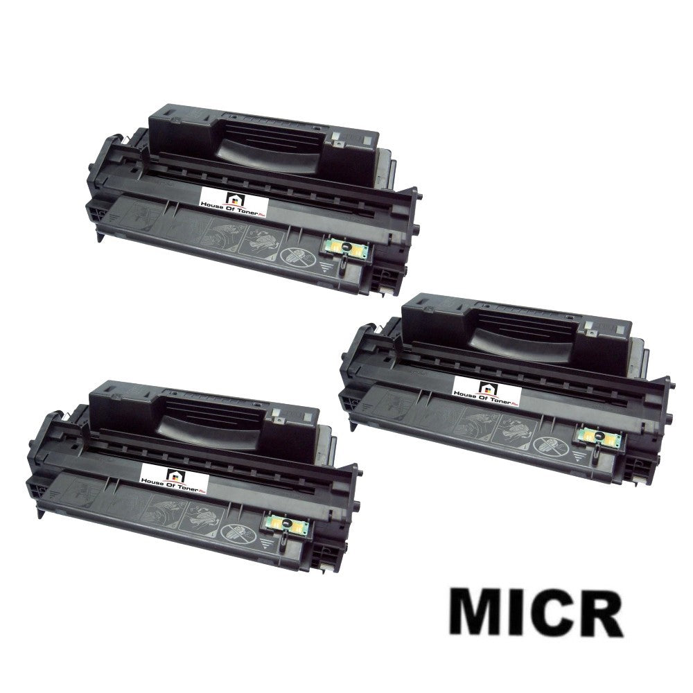 Compatible Toner Cartridge Replacement for HP Q2610A (10A) Black (6K YLD) 3-Pack (W/Micr)