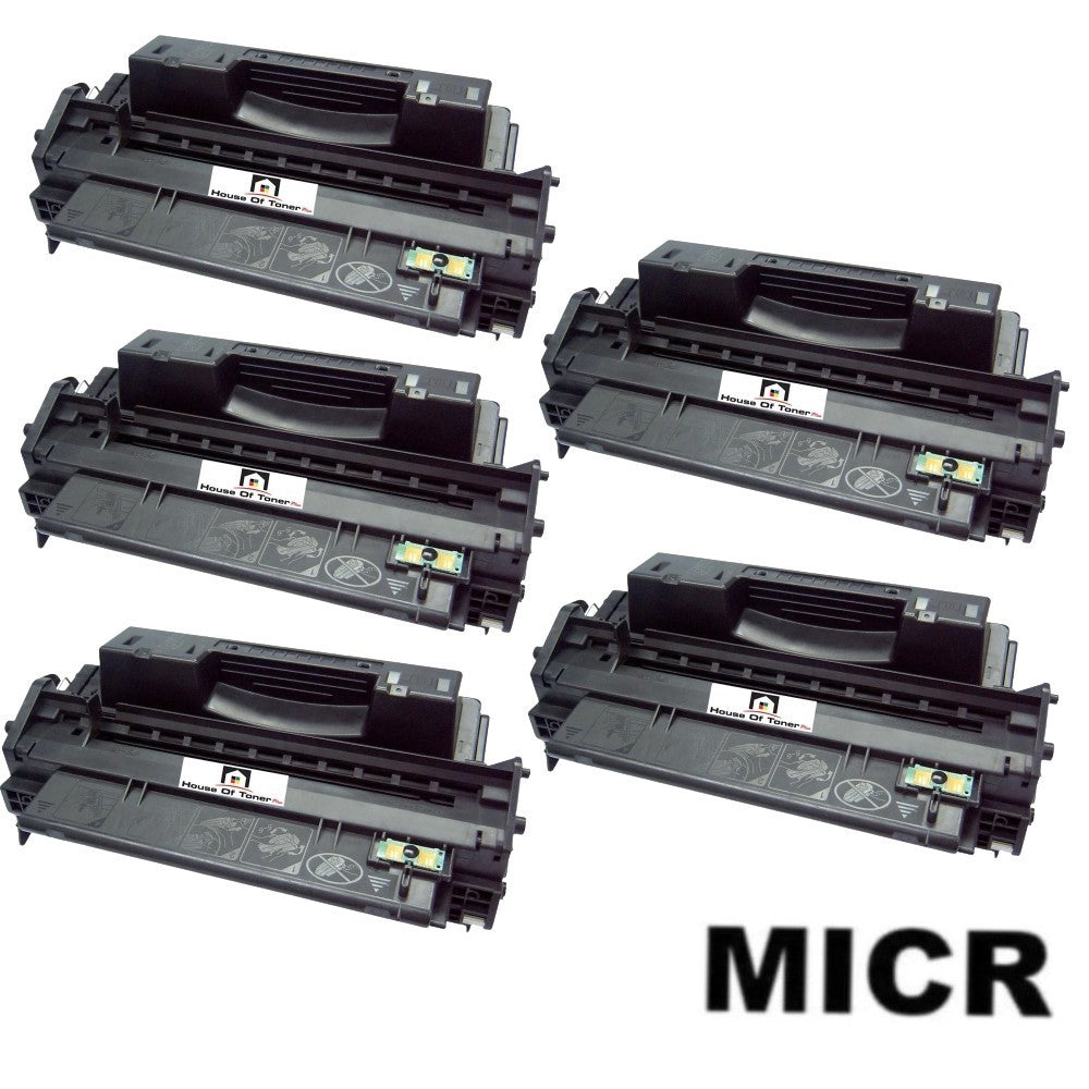 Compatible Toner Cartridge Replacement for HP Q2610A (10A) Black (6K YLD) 5-Pack (W/Micr)